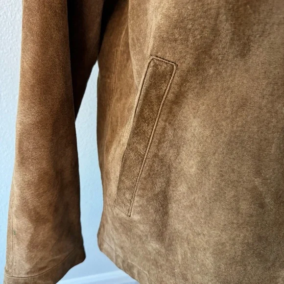 Liz Claiborne Tan Suede Jacket - Picture 2 of 5